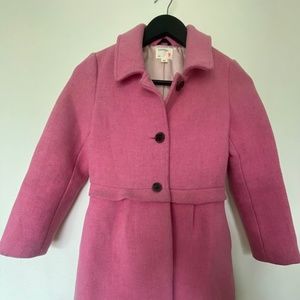 J crew girls size 10!thick wool coat